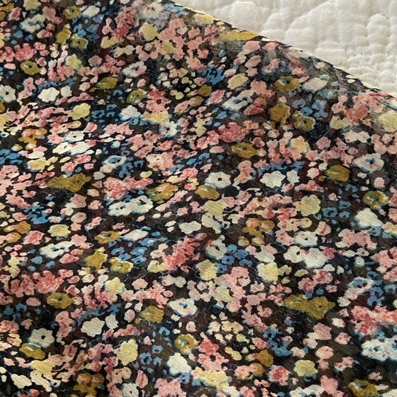 Fire Los Angeles Sheer Floral Top Whimsygoth Witchy Romantic Mystical Moody - Picture 7 of 9